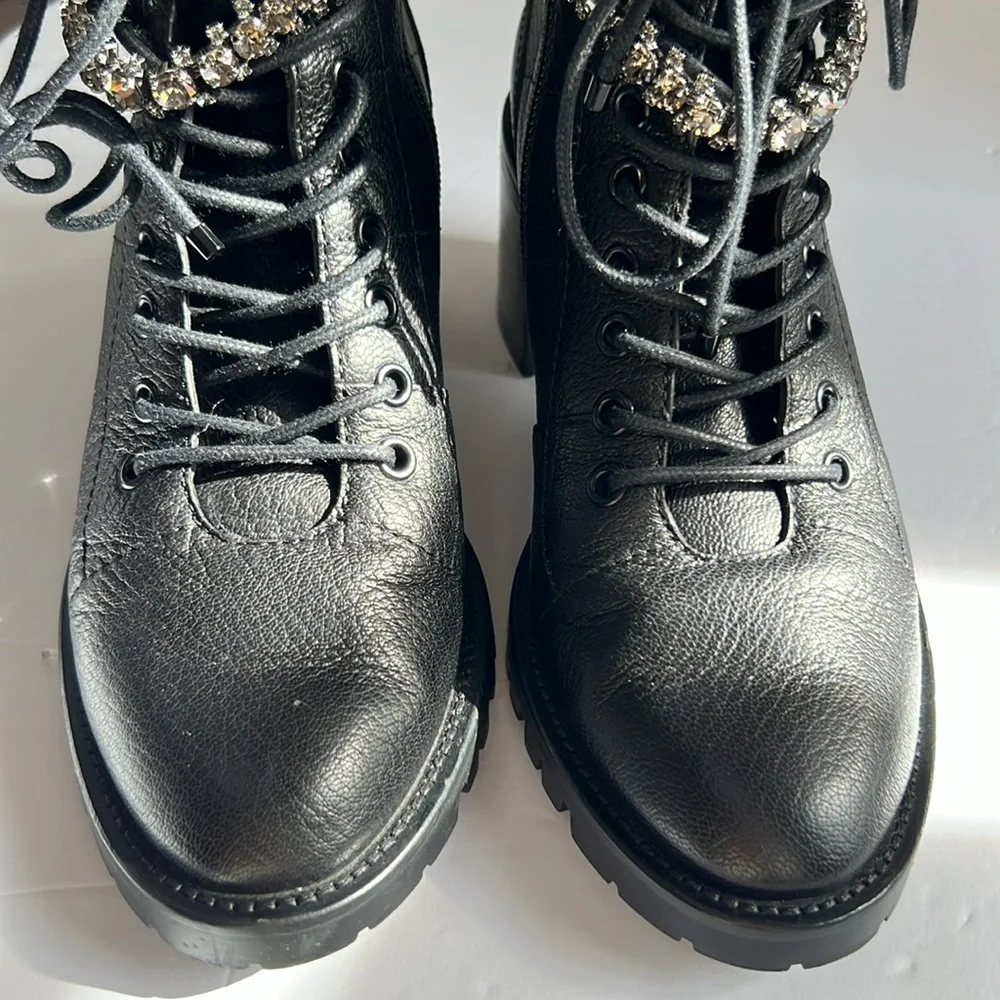 Jimmy Choo “Cruz 65” boot with crystals. Size 38